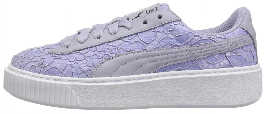 (Women) Puma Basket Platform Fo Blue Lace Up 'Icelandic Blue' 364091-03 Buy (Women) Puma Basket Platform Fo Blue Lace Up 'Icelandic Blue' 364091-03
