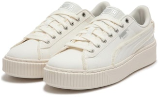 (W) Puma Basket Platform Fringe 'Putih' 399252-02 Shop (W) Puma Basket Platform Fringe 'Putih' 399252-02