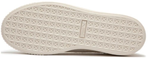(W) Puma Basket Platform Fringe 'Putih' 399252-02 Cheap (W) Puma Basket Platform Fringe 'Putih' 399252-02