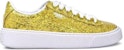 (W) Puma Basket Platform Glitter 'Emas' 364093-02