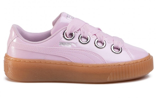 (Women) Puma Basket Platform Kiss Leisure Board Shoes Pink 366822-03 Order (Women) Puma Basket Platform Kiss Leisure Board Shoes Pink 366822-03