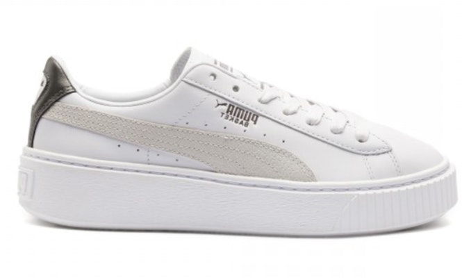 (W) Kasut Kasual Puma Basket Platform Low Top Unisex Putih 367850-01 Order (W) Kasut Kasual Puma Basket Platform Low Top Unisex Putih 367850-01