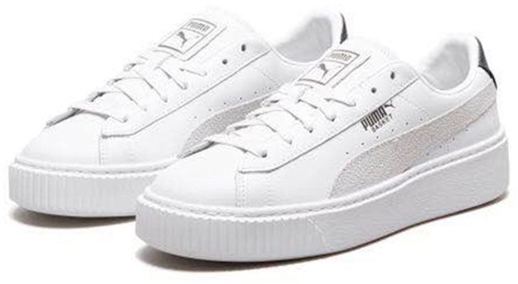 (W) Kasut Kasual Puma Basket Platform Low Top Unisex Putih 367850-01 Lookbook (W) Kasut Kasual Puma Basket Platform Low Top Unisex Putih 367850-01