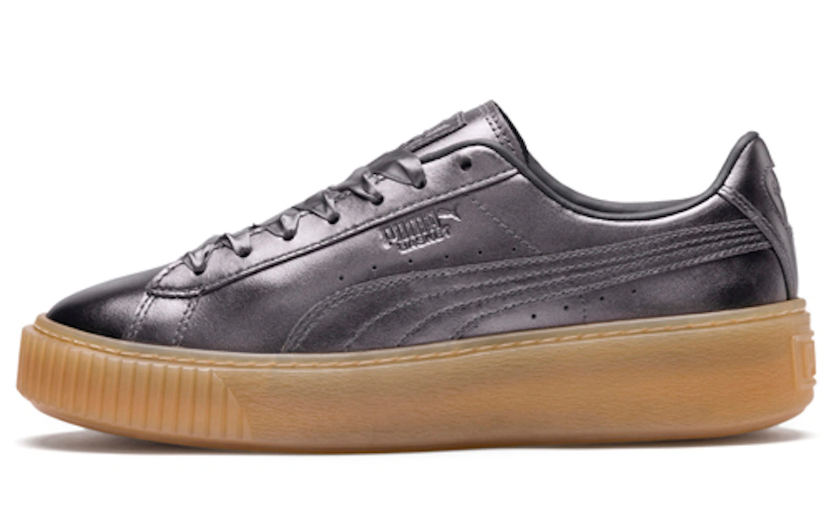 (Women) Puma Basket Platform Luxe 'Quiet Shade'