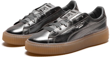 (W) Puma Basket Platform Luxe 'Plata' 366687-01 Lookbook (W) Puma Basket Platform Luxe 'Plata' 366687-01
