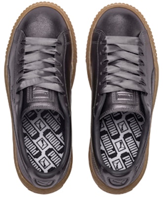 (Women) Puma Basket Platform Luxe 'Quiet Shade' 366687-01 Shop (Women) Puma Basket Platform Luxe 'Quiet Shade' 366687-01