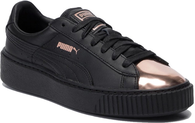(Women) Puma Basket Platform Metallic 'Black Rose Gold' 366169-02 Lookbook (Women) Puma Basket Platform Metallic 'Black Rose Gold' 366169-02