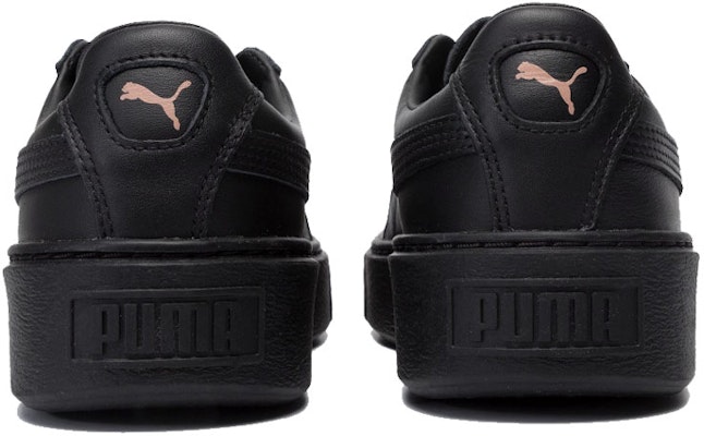 (Women) Puma Basket Platform Metallic 'Black Rose Gold' 366169-02 Details for (Women) Puma Basket Platform Metallic 'Black Rose Gold' 366169-02