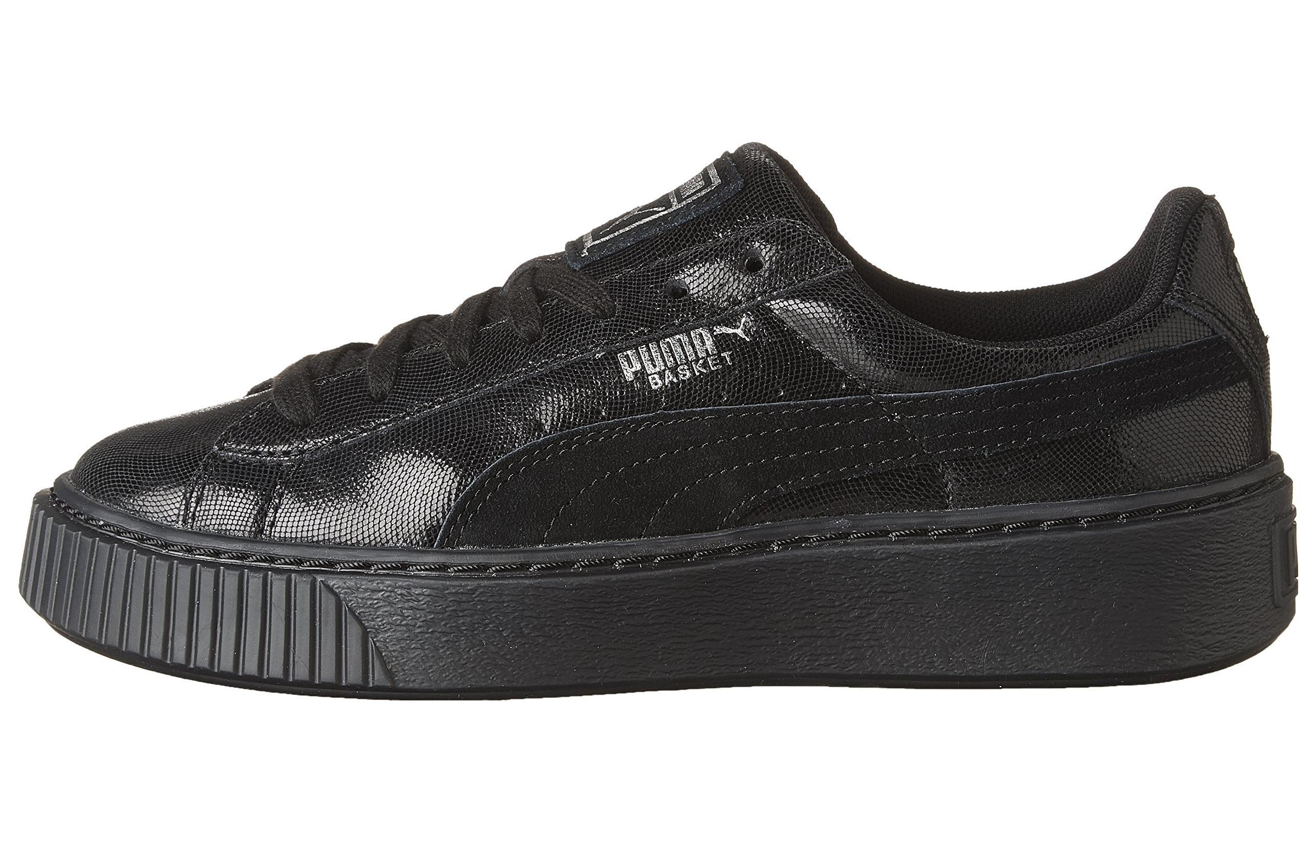 Buy (Women) Puma Basket Platform NS 'Black'  364587-01