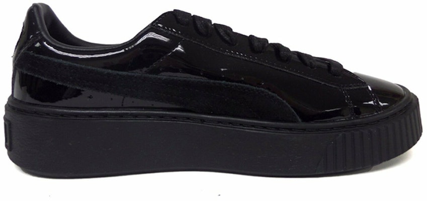 (Women) Puma Basket Platform 'Black Patent Leather' 363558-03 Order (Women) Puma Basket Platform 'Black Patent Leather' 363558-03