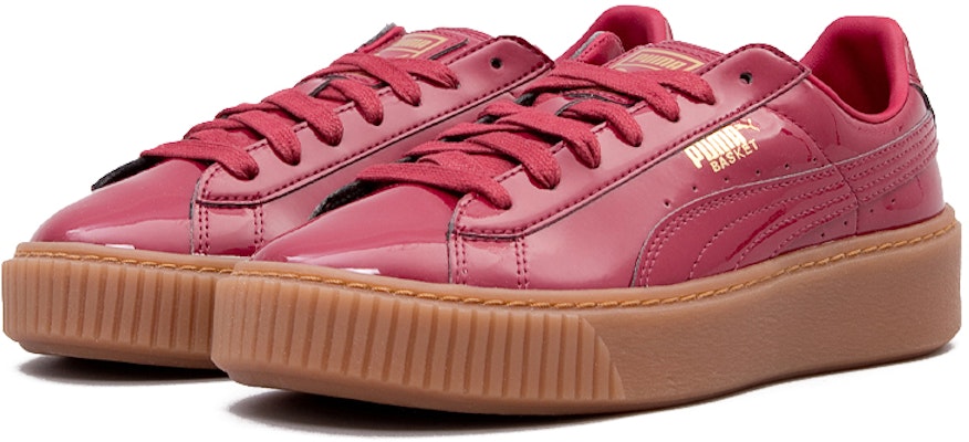 Puma cheap basket burgundy