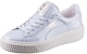 (Women) Puma Basket Platform Patent Halogen Blue 363314-01