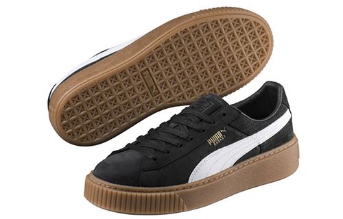Lookbook (W) プーマ バスケット プラットフォーム ガム (Puma Basket Platform Gum) 366807-02