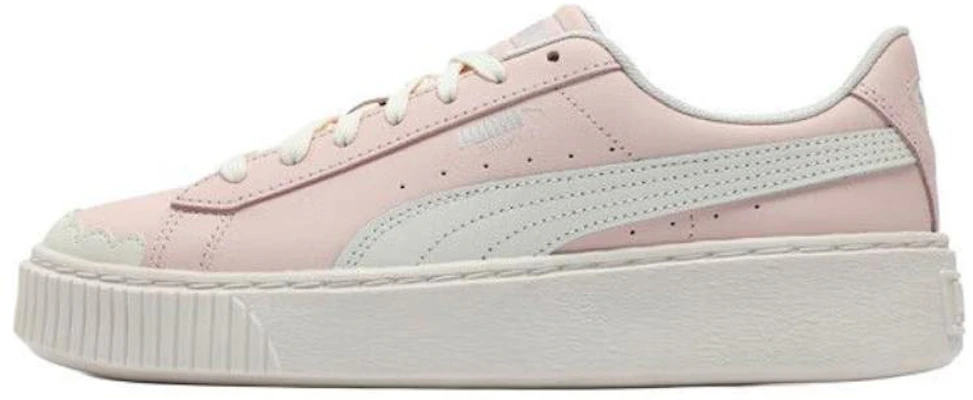 (W) Puma Basket Platform Retro Sneakers Bassi Casual Rosa Bianco 397250-02 Buy (W) Puma Basket Platform Retro Sneakers Bassi Casual Rosa Bianco 397250-02