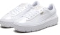 (W) Puma Basket Platform Retro Kasut Rata Skateboard Kasual Unisex Putih 367046-01