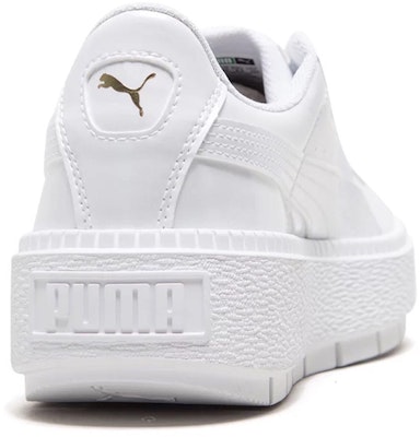 (Women) Puma Basket Platform Retro Low Tops Casual Skateboarding Shoes Unisex White 367046-01 Purchase (Women) Puma Basket Platform Retro Low Tops Casual Skateboarding Shoes Unisex White 367046-01