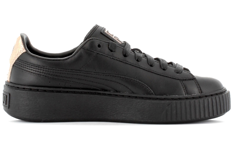 Order Puma Basket Platform Rg 輕便耐磨防滑 低筒運動板鞋 女款 黑色