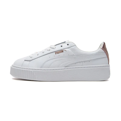 (W) Puma BASKET PLATFORM RGH Rose Gold