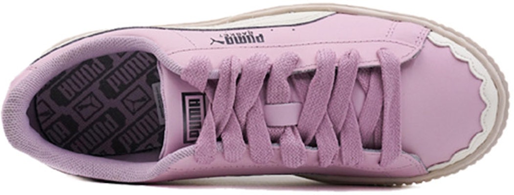 PUMA 平台輕便低幫板鞋 男女同款 粉色 Lookbook PUMA 平台輕便低幫板鞋 男女同款 粉色