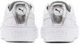 Shop (W) Puma Basket Platform Kasut Putih/Perak 369840-02