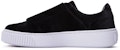 (W) Puma Basket Platform Strap 'Velvet Rope - Hitam' 364068-01