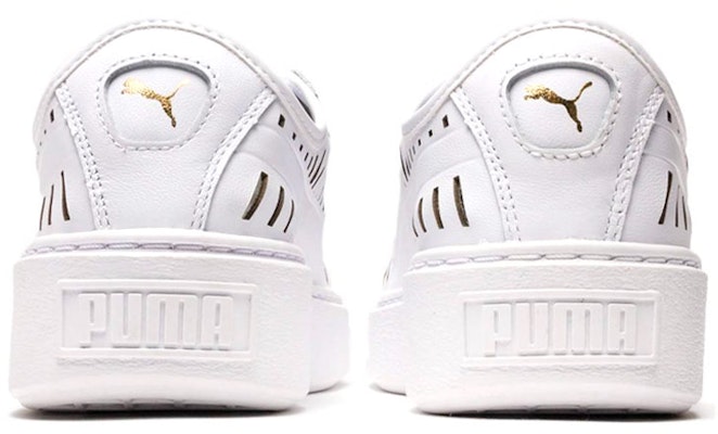(Women) Puma Basket Platform Summer 365190-01 Purchase (Women) Puma Basket Platform Summer 365190-01