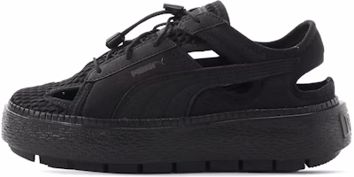 (Women) Puma Basket Platform Trace Light Mule 382872-01 (Women) Puma Basket Platform Trace Light Mule 382872-01