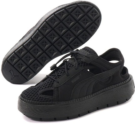 (Women) Puma Basket Platform Trace Light Mule 382872-01 Lookbook (Women) Puma Basket Platform Trace Light Mule 382872-01