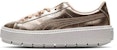 (W) Puma Basket Platform Trace Luxe 'Dusty Coral' - Merah Karang Kusam 367852-01