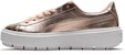 (W) Puma Basket Platform Trace Luxe 'Dusty Coral' - Merah Karang Kusam 367852-01