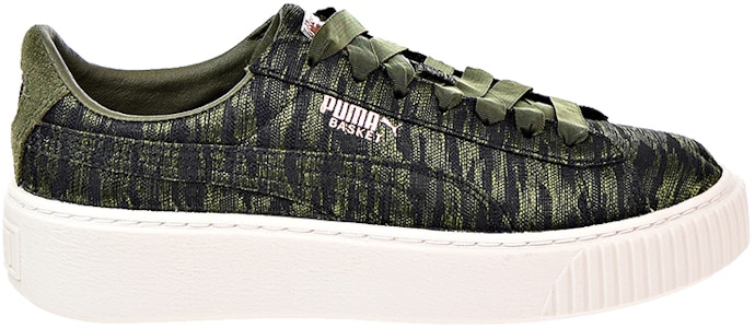 (W) プーマ バスケット プラットフォーム VR グリーン/ホワイト 364092-01 Lookbook (W) プーマ バスケット プラットフォーム VR グリーン/ホワイト 364092-01