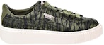 Lookbook (W) Puma Basket Platform Vr 'Hijau Putih' 364092-01