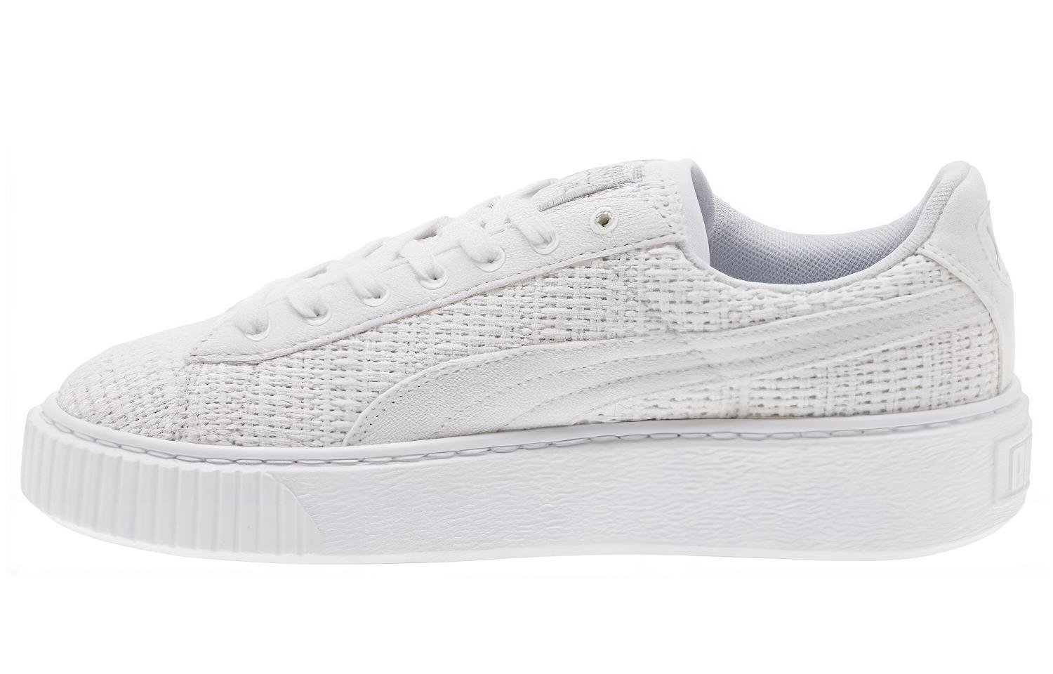 Buy (W) 彪马Basket Platform编织款'白色' 364847-02