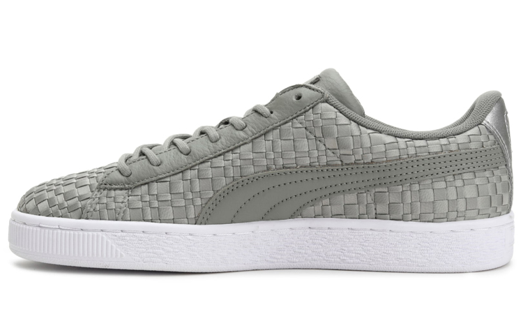 (W) Puma Basket Satin En Pointe 'Green'
