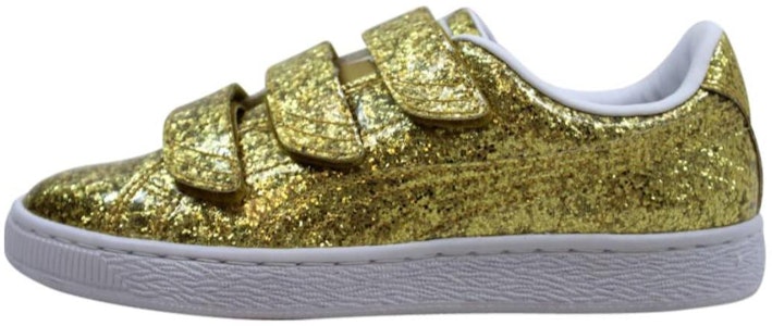 (W) Puma Basket Strap Berkilau 'Emas' 364070-02 Buy (W) Puma Basket Strap Berkilau 'Emas' 364070-02