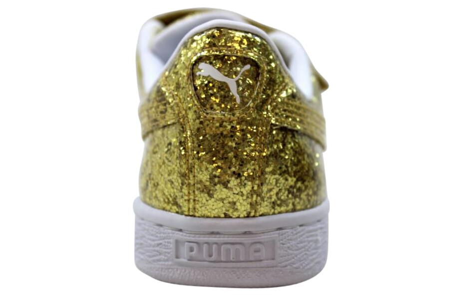 Shop （女鞋）Puma Basket Strap Glitter '金色' 364070-02