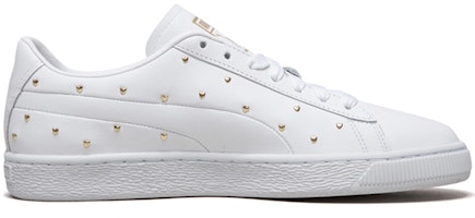 (W) プーマ バスケット スタッズ ホワイト 369298-01 Order (W) プーマ バスケット スタッズ ホワイト 369298-01