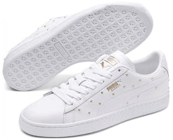 (W) プーマ バスケット スタッズ ホワイト 369298-01 Purchase (W) プーマ バスケット スタッズ ホワイト 369298-01