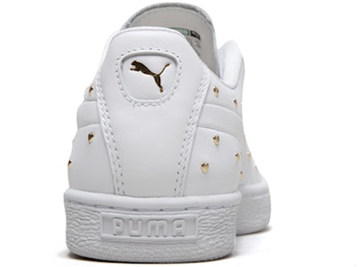 (W) 彪马 Basket Studs '白色' 369298-01 Details for (W) 彪马 Basket Studs '白色' 369298-01