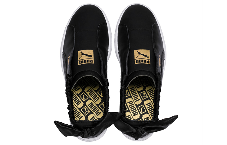 (W) Puma Basket Twist Black/Gold 圖 4