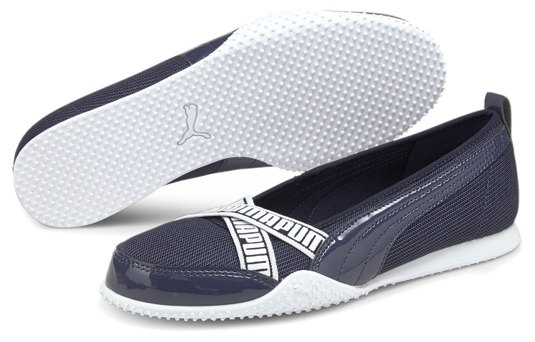 Lookbook (W) Puma Bella Ballerina ''Trendy Veelzijdige Casual Slip-On Blauw'' 380666-02