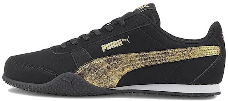 (Women) Puma Bella Raw Metallic 'Black Metallic Gold' 383848-02 (Women) Puma Bella Raw Metallic 'Black Metallic Gold' 383848-02