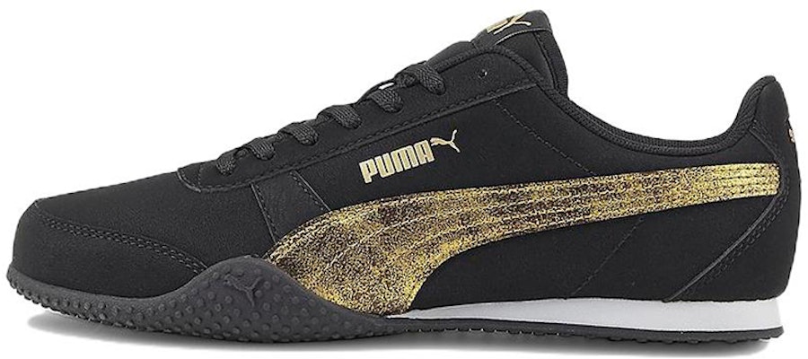 (Women) Puma Bella Raw Metallic 'Black Metallic Gold' 383848-02 Buy (Women) Puma Bella Raw Metallic 'Black Metallic Gold' 383848-02