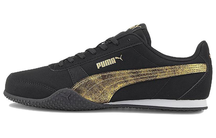 (Women) Puma Bella Raw Metallic 'Black Metallic Gold'  383848-02