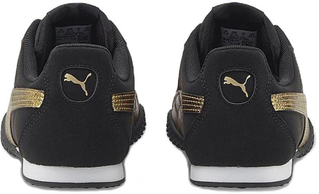 (Women) Puma Bella Raw Metallic 'Black Metallic Gold' 383848-02 Shop (Women) Puma Bella Raw Metallic 'Black Metallic Gold' 383848-02