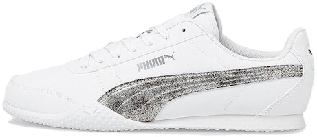 (Women) Puma Bella Raw Metallic 'White Aged Silver' 383848-01 (Women) Puma Bella Raw Metallic 'White Aged Silver' 383848-01