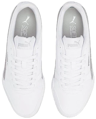 (W) Puma Bella Raw Métallique ''Blanc Argent Vieilli'' 383848-01 Lookbook (W) Puma Bella Raw Métallique ''Blanc Argent Vieilli'' 383848-01