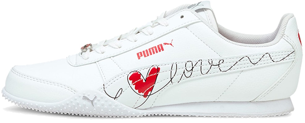 (Women) Puma Bella Valentine 'White Red Black' 368868-01 Buy (Women) Puma Bella Valentine 'White Red Black' 368868-01