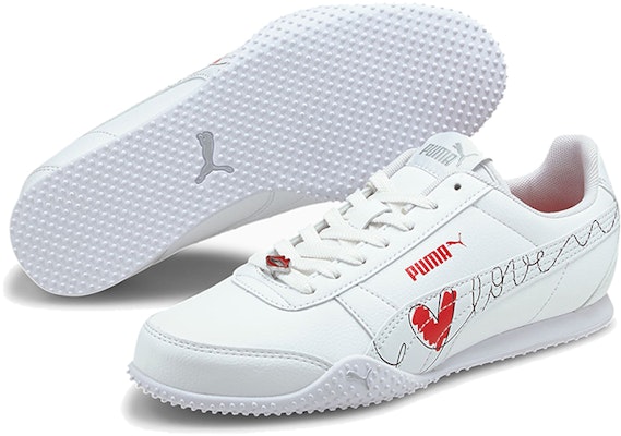 (Women) Puma Bella Valentine 'White Red Black' 368868-01 Purchase (Women) Puma Bella Valentine 'White Red Black' 368868-01