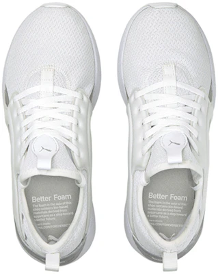 (W) Puma Better Foam Adore Shine ''Blanc Baskets Basses Running'' 195352-03 Lookbook (W) Puma Better Foam Adore Shine ''Blanc Baskets Basses Running'' 195352-03